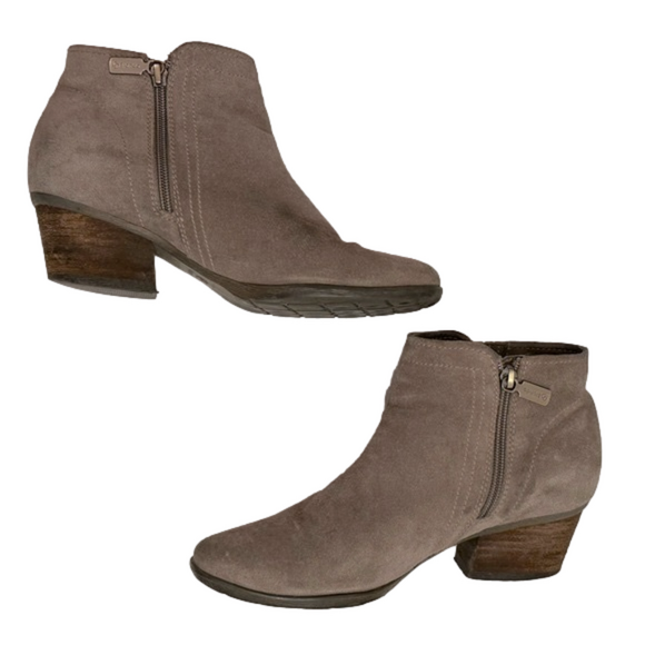 Blondo Taupe Valli Waterproof Bootie Size 7 - Picture 4 of 15